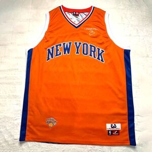 Vintage New York Knicks Jersey Majestic Stephon Marbury 3 Size 58 NBA